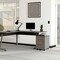 Linea Italia Metal Mobile File Cabinet, 17 inW x 20 inD x 24 inH, Ash Laminate ZUD106 - alternate 2